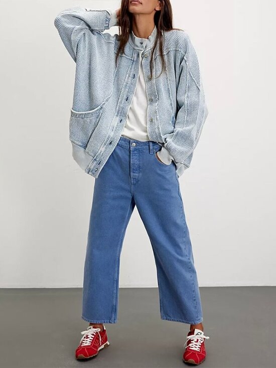 We The Free Denim - Free People Deep Trance Dropped Boyfriend Jeans - Size 25